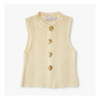 Blusa De Punto Con Decoración Frontal Bt00811 Ferriano® Beige Lisa G