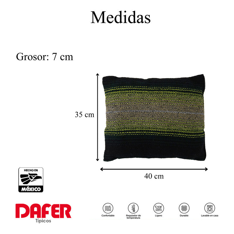 Frazada De Viaje Artesanal Con Almohada Set De Descanso