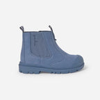 Bota Chelsea Para Niño Mod 42526 Marca Mayoral® Azul Acero Liso 13.5 Mx