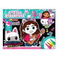 Gabby Dollhouse Rompecabezas Aterciopelado Colorear Novelty