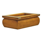 Set Para Bautizo Vela+concha+toalla+caja De Madera