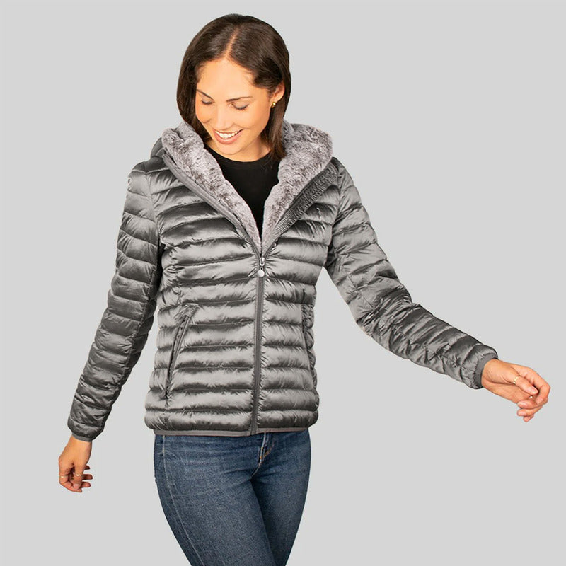 Chamarra Para Mujer Con Gorro Dw89-pol7618 Greenlander®