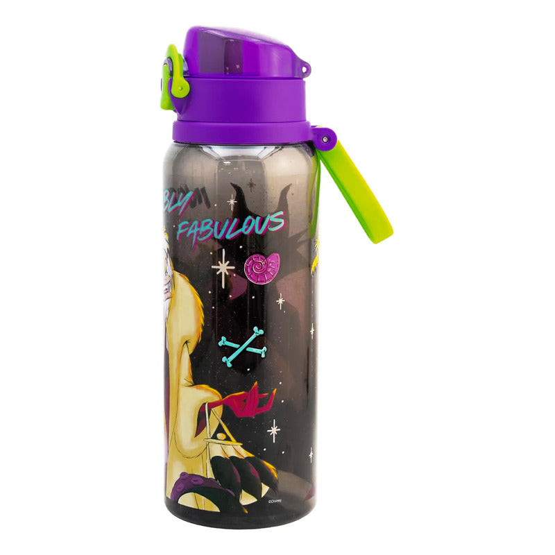 Botella De Agua Ligera Con Asa 900ml Diseños Animados