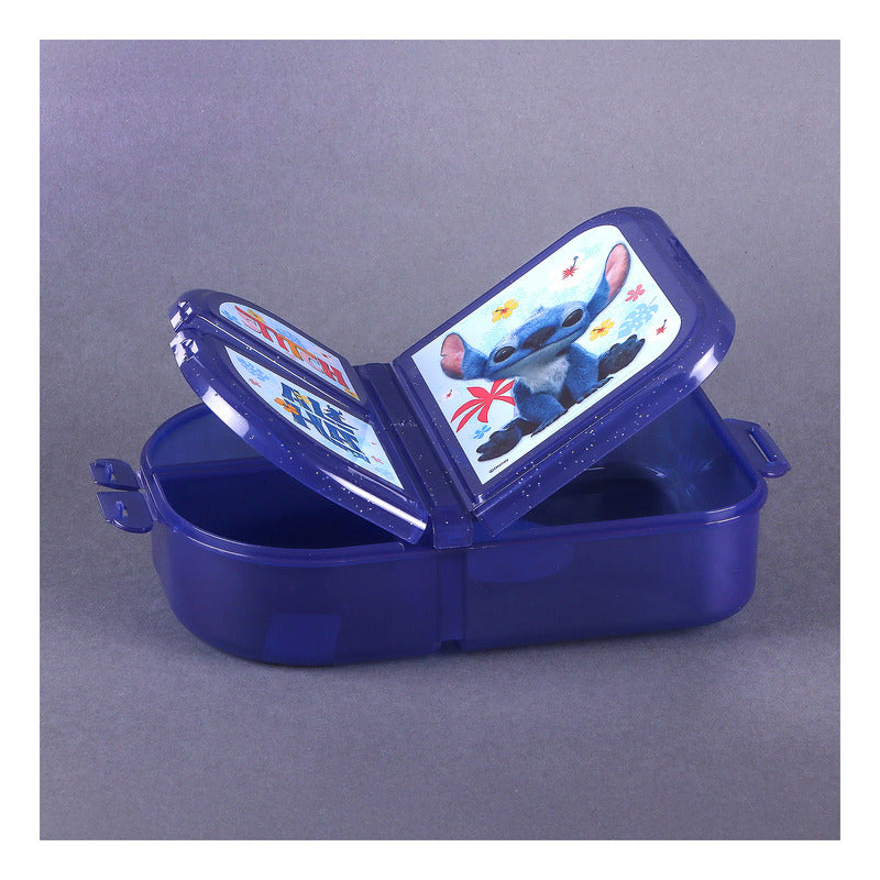 Lonchera Escolar Infantil 3 Divisiones Diseños Animados