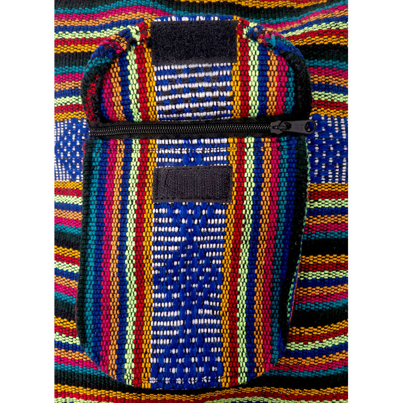 Mochila Artesanal Tejida Tipo Morral Con Bolsillo Frontal 10kg