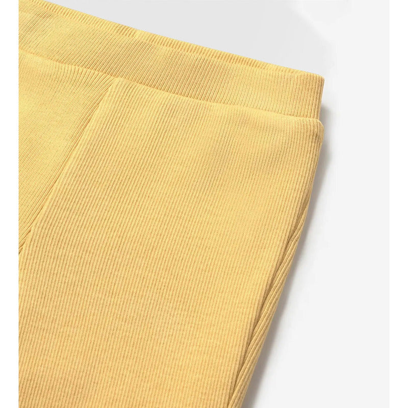 Leggin Casual Para Bebé Mod.1740 Marca Mayoral® Amarillo Rayas 18 M