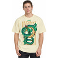 Playera Oversize Fit Hombre Dragon Ball Z Mascara De Latex® Beige Sheron G Lisa