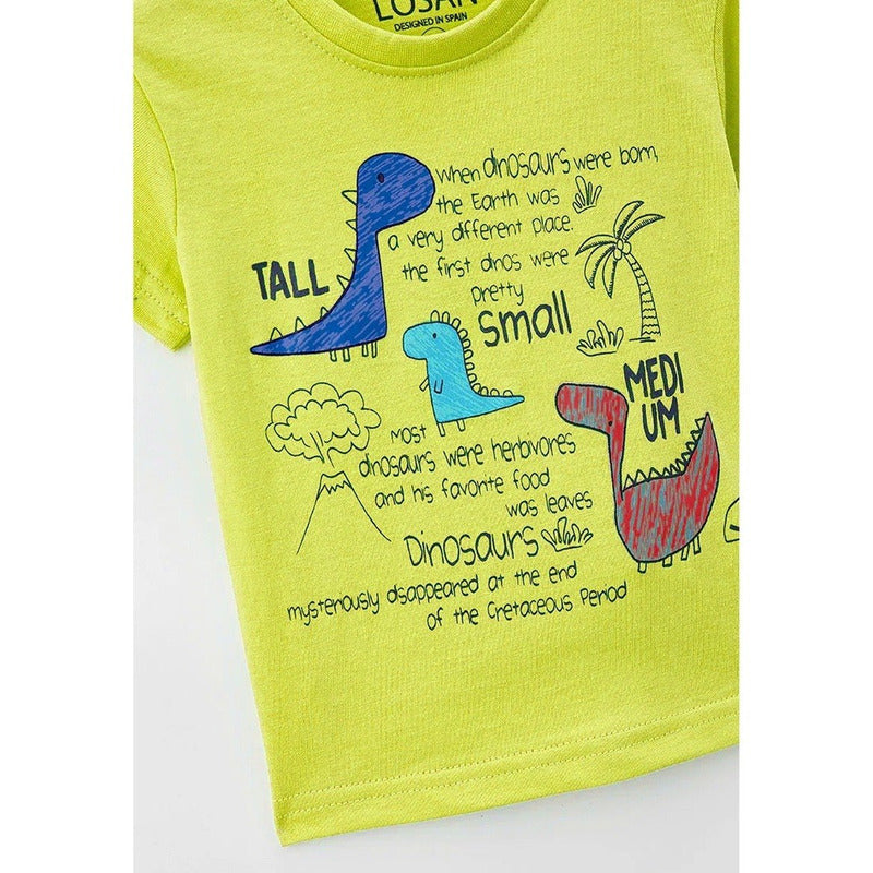 Playera De Niño Con Estampado Mod.217-1201al Marca Losan®
