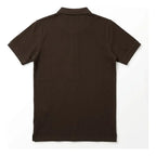 Playera Regular Fit Para Hombre Cuello Mao Mod.apmao Bobois® Chocolate Eeg Lisa