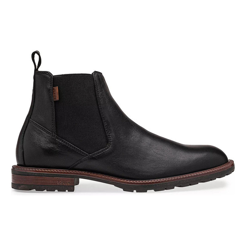 Bota Casual Para Hombre Mod. L2125492 Marca Levi's® Negro Liso 27 Mx