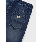 Bermuda De Mezclilla Para Niño Mod.3210 Marca Mayoral® Marino Lisa 10 Años