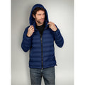 Chamarra De Pluma Acolchada Mod. Cw83-pol8759 Greenlander® Azul G Capitonado