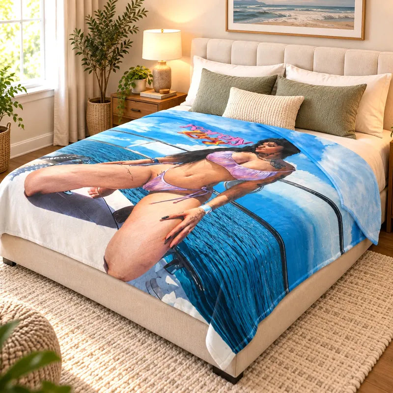 Cobertor Serenity Matrimonial Diseños Artistas Providencia® Karely Ruiz 900 G Multicolor