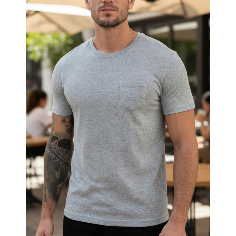 Playera Casual Básica De Hombre Marca Losan®