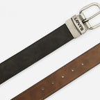 Cinturón Doble Vista Para Hombre 87518-0060 Marca Levi's® Negro Lisa 38