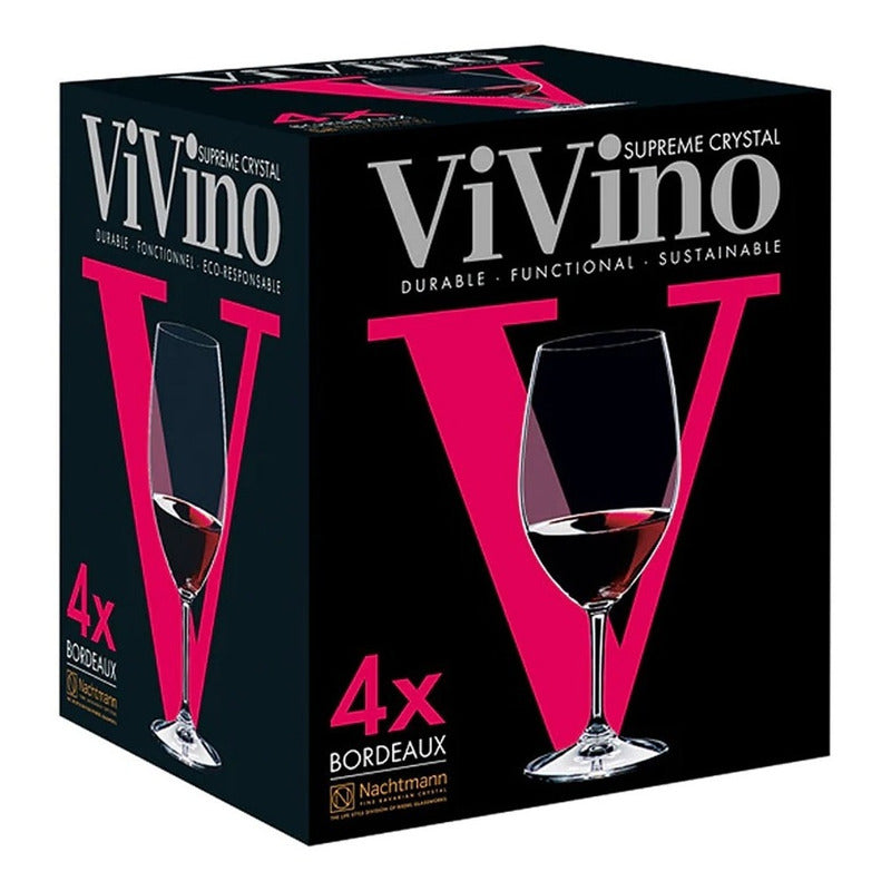 Set De 4 Copas De Champaña Vivino Cristal Supremo Nachtmann®