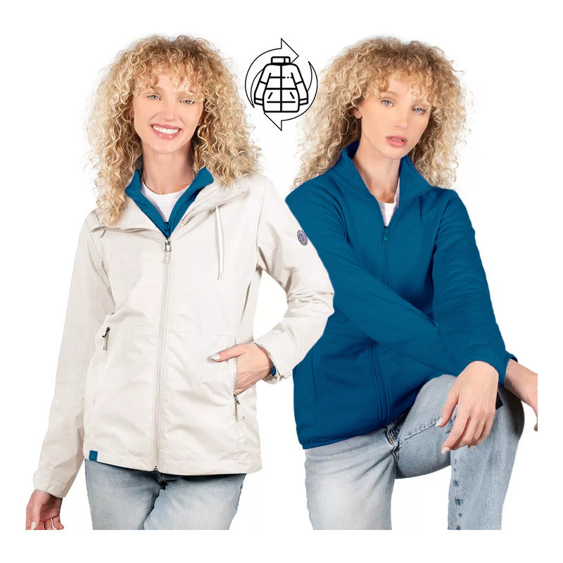 Chamarra + Sudadera Para Mujer Mod. Pol8 Greenlander®