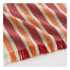 Servilleta De Cocina Multiusos Tejida 45 X 55cm Rojo Rayas