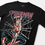 Playera Oversize Fit Hombre Spider Force Mascara De Latex® Negro Spider Force Ch Lisa