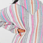 Suéter Poncho Canguro Artesanal Hoodie Acrilico Colores