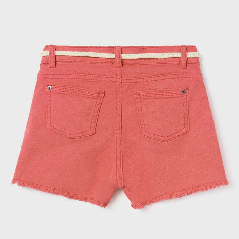 Short De Niña Con Cinto Mod.275 Colorete Marca Mayoral® Colorete Lisa 16 Años