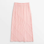 Falda Larga Ligera Para Mujer Mod. Kd028 Marca Julys® Rosa Lisa M