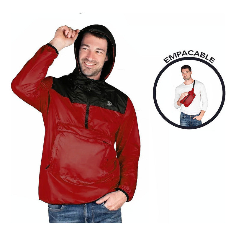 Chamarra Rompevientos Empacable Cw80 Marca Greenlander®