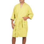 Bata De Baño Unisex Absorbente Unitalla Tela Suave Ligera