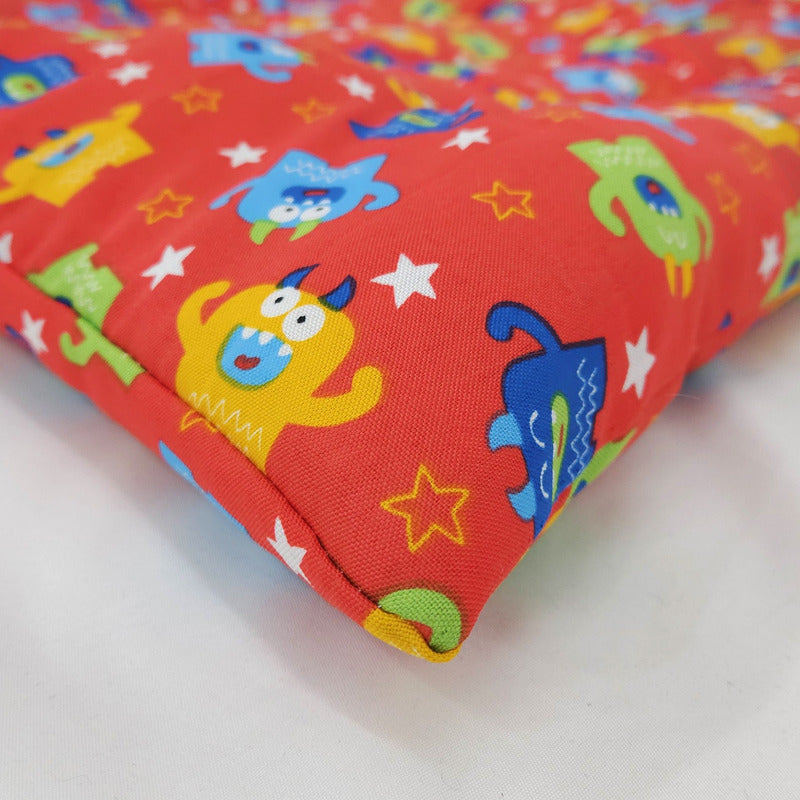 Tapete Estampado Y  Acolchado Transportadora Para Mascota