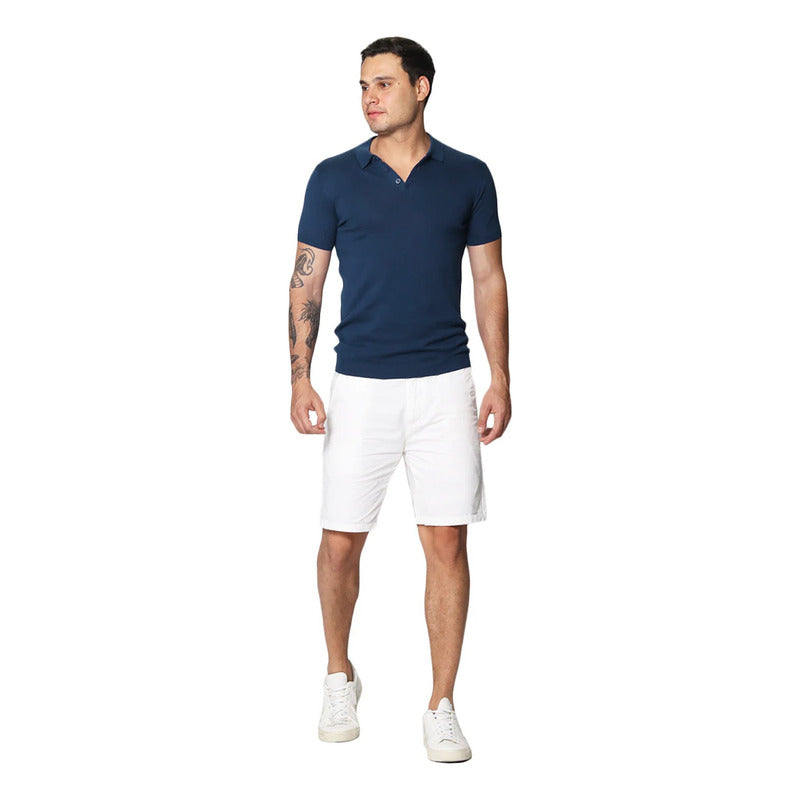Playera Polo Casual Para Hombre Mod. A41452 Marca Bobois®