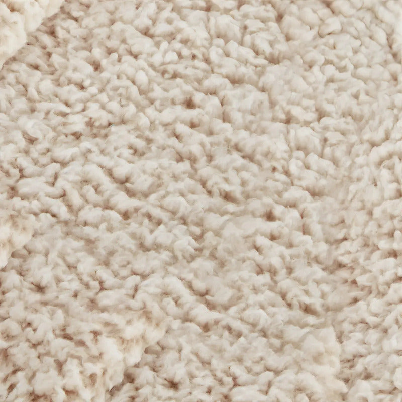 Cobertor Nevado Suave Y Abrigador Color Providencia Color Camello Liso Camel Geométrico