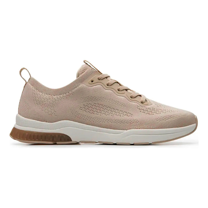 Tenis Casual Para Dama Mod.105125 Marca Flexi® Beige 25.5 Mx