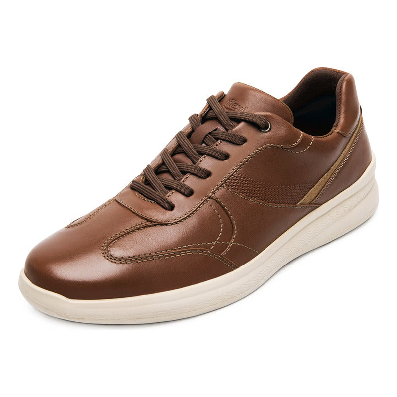 Zapato Oxford Casual Para Hombre Mod.408215 Marca Flexi®