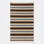 Falsa Artesanal 1.90m X 1.20m Cobija Multiusos Mexicana Geométrico 1 Kg Marrón Claro