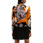 Suéter Ligero Para Mujer Mod. 24swjf30/1001 Desigual® Multicolor Orquídeas Xl
