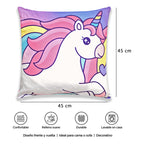 Cojín Reversible Infantil 45x45 Ultra Suave Providencia®