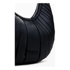 Bolso Asimétrico Mediano Para Mujer 25saxp05/2000 Desigual® Negro Rayas Níquel