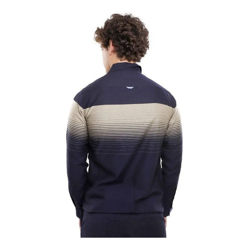 Camisa Manga Larga Degradado Mod.cccn1003 Marca Lob®