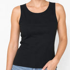 Blusa Basica Para Mujer Mod. Jo615 Marca Julys® Negro Lisa M