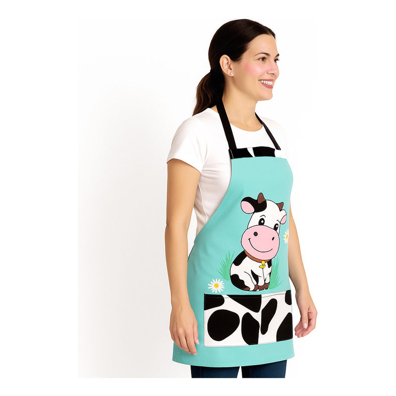 Mandil Delantal Ajustable Multiusos Repelente 93x58cm