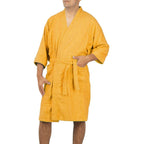 Bata De Baño Unisex Absorbente Unitalla Tela Suave Ligera