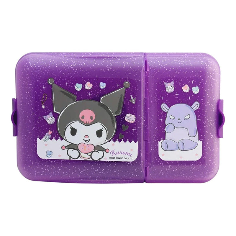 Lonchera Escolar Infantil Con 2 Divisiones Diseños Animados