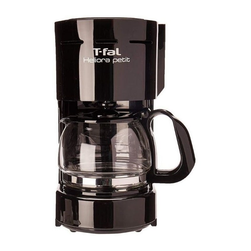 Cafetera De Filtro Permanente Heliora Petit Negra Prepara 4 Tazas De Café Cuenta Con Sistema Antigoteo Por Lo Que Puedes Servir El Café Mientras Se Está Preparando T-fal Cm3218mx