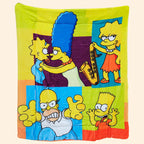 Cobertor Edredón Cunero Para Bebé 1.10mx1.40m Providencia® Diseño De La Tela Los Simpsons Multicolor