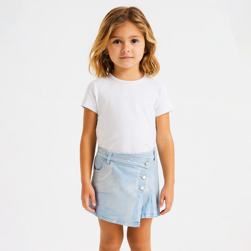 Falda De Mezclilla Para Niña Mod.3902 Marca Mayoral®