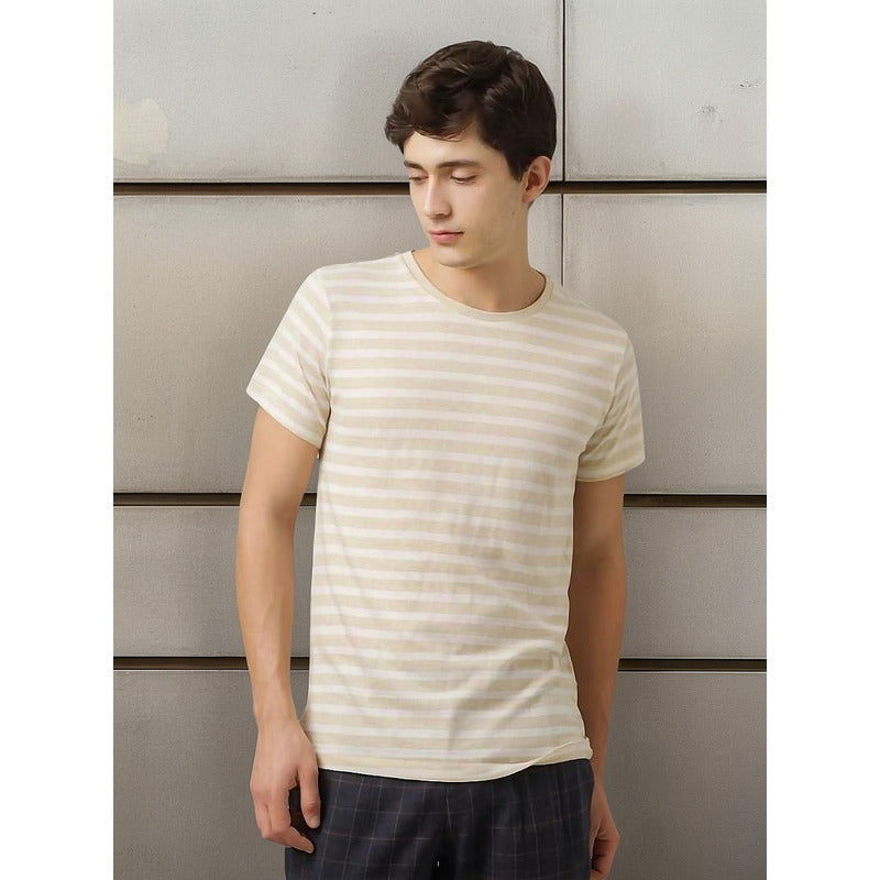 Playera Rayas Para Hombre Mod.cppm Marca Lob®