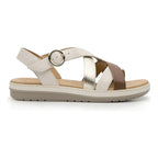 Sandalia Casual Para Mujer Mod.100238 Marca Flexi® Multicolor Liso 24.5 Mx