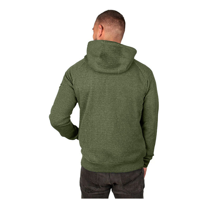 Sudadera Para Hombre Mod.cw86-sud7003 Marca Greenlander® M Verde Claro Jaspeado
