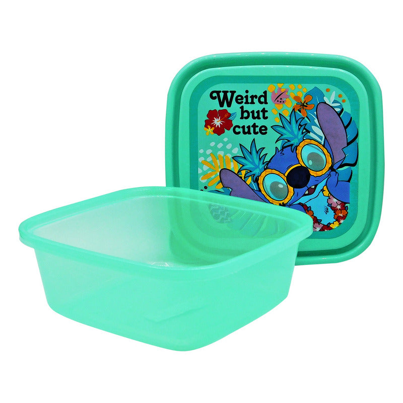 Recipiente Infantil Escolar Para Comida Diseños Varios