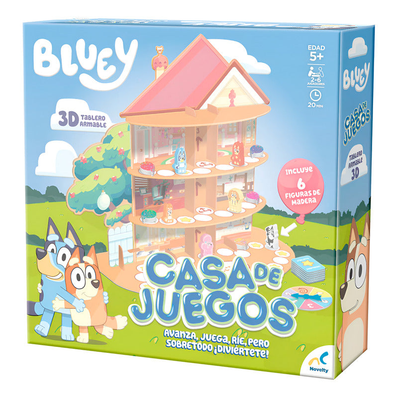 Juego De Mesa 3d Bluey Jca-4451 Marca Novelty®
